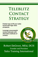 Teleblitz Sales Prospecting Strategy Book Cvr